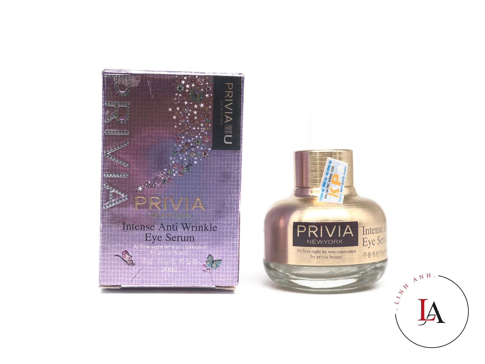 Tinh chất Privia tan mỡ và chống thâm mắt